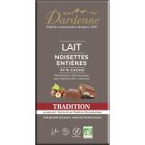 CHOCOLAT AU LAIT AUX NOISETTES 180G