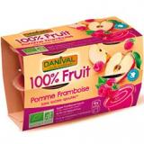 COMPOTE POMME FRAMBOISE X4